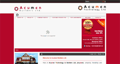 Desktop Screenshot of acumenbuilders-bd.com